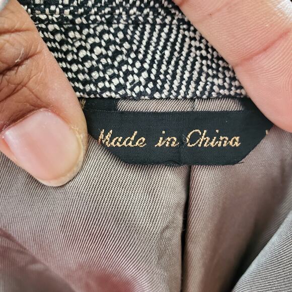 Jonathan Edwards Men's Vintage 100% Silk Blazer Jacket 44R - Picture 7 of 12